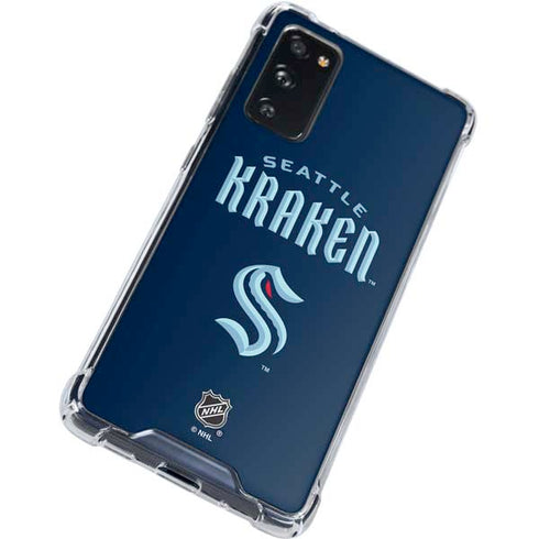 NHL Seattle Kraken Script Galaxy S20 FE Clear Case